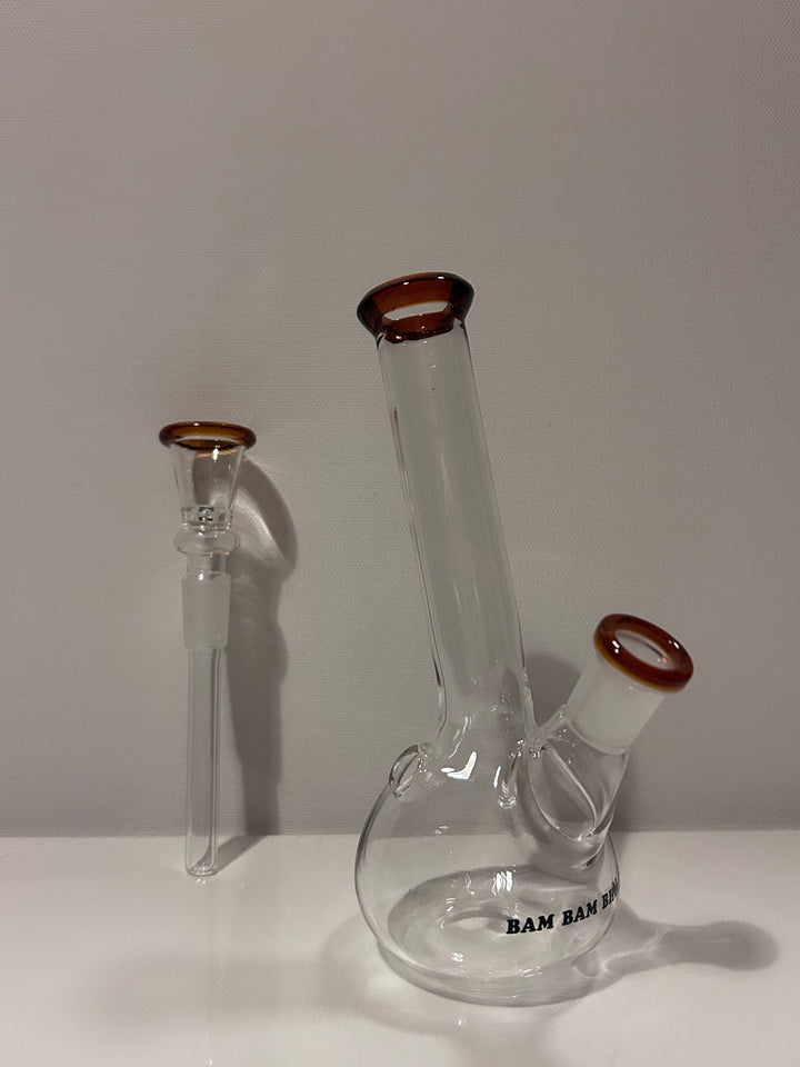 Glass Bong - 14.5cm | Vannpipe